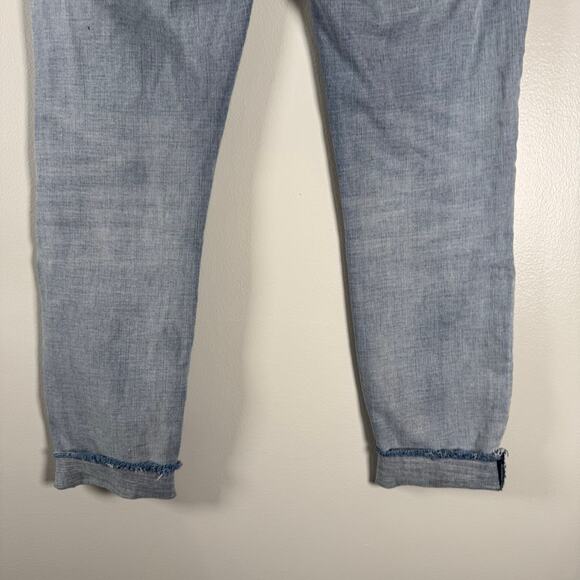 Pistola Women's Blue Mid Rise Stretch Crop Cotton Blend Skinny Jeans Size 27 - Picture 6 of 9
